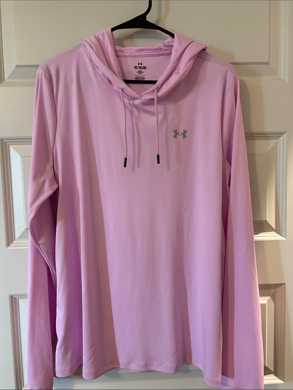 Under Armour Light Pink Hooded Performance Pullover